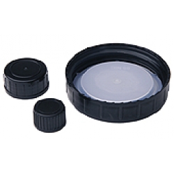 Tappo completo di sottotappo in plastica nera diam.mm 18 cf.10 pz. - 21490 Tappo completo di sottotappo in plastica nera diam.mm 18 cf.10 pz. - 21490